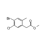 Methyl 4-Bromo-5-chloro-2-methylphenylacetate