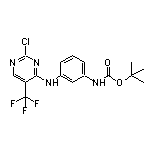 N1-Boc-N3-[2-chloro-5-(trifluoromethyl)-4-pyrimidinyl]-1,3-benzenediamine