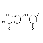 4-[(5,5-Dimethyl-3-oxo-1-cyclohexenyl)amino]salicylic Acid