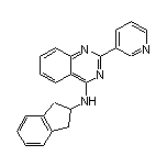 N-(2,3-Dihydro-1H-inden-2-yl)-2-(pyridin-3-yl)quinazolin-4-amine