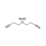 3-(3-Butynyl)-3H-diazirine-3-propanenitrile