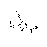 4-Cyano-5-(trifluoromethyl)thiophene-2-carboxylic Acid