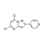 5,7-Dichloro-2-(pyridin-4-yl)pyrazolo[1,5-a]pyrimidine