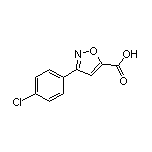 3-(4-Chlorophenyl)isoxazole-5-carboxylic Acid