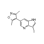 4-(3-Iodo-1H-pyrrolo[3,2-b]pyridin-6-yl)-3,5-dimethylisoxazole