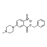 Benzyl 5-(4-Methylpiperazin-1-yl)-2-nitrobenzoate