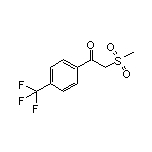 2-(Methylsulfonyl)-1-[4-(trifluoromethyl)phenyl]ethanone