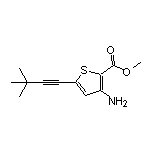 Methyl 3-Amino-5-(3,3-dimethyl-1-butynyl)thiophene-2-carboxylate