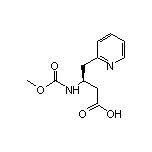 (S)-3-[(Methoxycarbonyl)amino]-4-(2-pyridyl)butanoic Acid