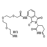 2-[2-[2-(2-Aminoethoxy)ethoxy]ethoxy]-N-[2-(2,6-dioxo-3-piperidyl)-1,3-dioxo-4-isoindolinyl]acetamide Hydrochloride