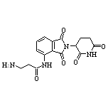 3-Amino-N-[2-(2,6-dioxo-3-piperidyl)-1,3-dioxo-4-isoindolinyl]propanamide