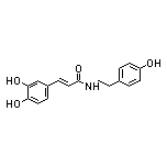 (E)-3-(3,4-Dihydroxyphenyl)-N-(4-hydroxyphenethyl)acrylamide