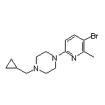 1-(5-Bromo-6-methyl-2-pyridyl)-4-(cyclopropylmethyl)piperazine