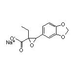 Sodium 3-(5-Benzo[d][1,3]dioxolyl)-2-ethyloxirane-2-carboxylate