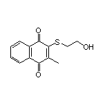 2-[(2-Hydroxyethyl)thio]-3-methylnaphthalene-1,4-dione