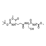 Methyl (S)-2-(Boc-amino)-5-[[(R)-3-mercapto-1-[(2-methoxy-2-oxoethyl)amino]-1-oxo-2-propyl]amino]-5-oxopentanoate