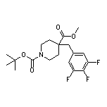 Methyl 1-Boc-4-(3,4,5-trifluorobenzyl)piperidine-4-carboxylate