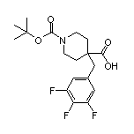 1-Boc-4-(3,4,5-trifluorobenzyl)piperidine-4-carboxylic Acid