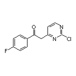 2-(2-Chloropyrimidin-4-yl)-1-(4-fluorophenyl)ethanone