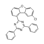 2-(8-Chlorodibenzo[b,d]furan-1-yl)-4,6-diphenyl-1,3,5-triazine