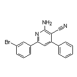 2-Amino-6-(3-bromophenyl)-4-phenylnicotinonitrile