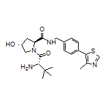 (2S,4R)-1-[(S)-2-Amino-3,3-dimethylbutanoyl]-4-hydroxy-N-[4-(4-methylthiazol-5-yl)benzyl]pyrrolidine-2-carboxamide