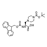 (S)-2-(Fmoc-amino)-3-(4-Boc-1-piperazinyl)propanoic Acid