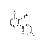 2-Chloro-6-(5,5-dimethyl-1,3,2-dioxaborinan-2-yl)benzonitrile