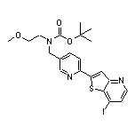 N-Boc-N-[[6-(7-iodothieno[3,2-b]pyridin-2-yl)-3-pyridyl]methyl]-2-methoxyethanamine