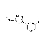 3-(3-Fluorophenyl)pyrazole-5-carbaldehyde
