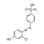 4-[(2-Chloro-4-hydroxyphenyl)diazenyl]benzenesulfonic Acid