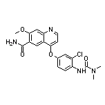 4-[3-Chloro-4-(3,3-dimethylureido)phenoxy]-7-methoxyquinoline-6-carboxamide