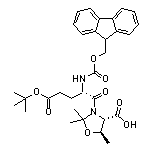 (4S,5R)-3-[(S)-2-(Fmoc-amino)-5-(tert-butoxy)-5-oxopentanoyl]-2,2,5-trimethyloxazolidine-4-carboxylic Acid