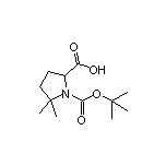 1-Boc-5,5-dimethylpyrrolidine-2-carboxylic Acid