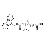 (S)-2-[2-(Fmoc-amino)-3-methylbutanamido]acetic Acid