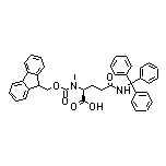 (S)-2-[Fmoc(methyl)amino]-5-oxo-5-(tritylamino)pentanoic Acid