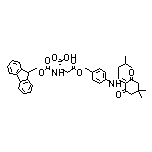 (S)-2-(Fmoc-amino)-4-[[4-[[1-(4,4-dimethyl-2,6-dioxocyclohexylidene)-3-methylbutyl]amino]benzyl]oxy]-4-oxobutanoic Acid