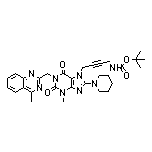 (R)-8-[3-(Boc-amino)-1-piperidyl]-7-(2-butynyl)-3-methyl-1-[(4-methyl-2-quinazolinyl)methyl]-1H-purine-2,6(3H,7H)-dione