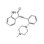 3-[2-(4-Methyl-1-piperazinyl)benzylidene]-2-indolinone