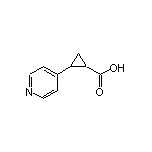 2-(4-Pyridyl)cyclopropanecarboxylic Acid