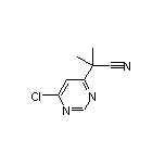 2-(6-Chloro-4-pyrimidinyl)-2-methylpropanenitrile