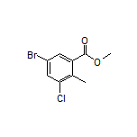 Methyl 5-Bromo-3-chloro-2-methylbenzoate