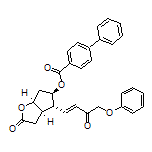 (3aR,4R,5R,6aS)-2-Oxo-4-((E)-3-oxo-4-phenoxybut-1-en-1-yl)hexahydro-2H-cyclopenta[b]furan-5-yl [1,1’-Biphenyl]-4-carboxylate