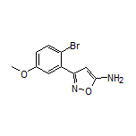 5-Amino-3-(2-bromo-5-methoxyphenyl)isoxazole