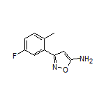 5-Amino-3-(5-fluoro-2-methylphenyl)isoxazole