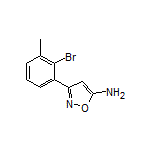 5-Amino-3-(2-bromo-3-methylphenyl)isoxazole