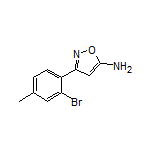 5-Amino-3-(2-bromo-4-methylphenyl)isoxazole