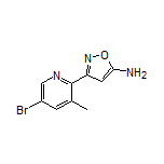 5-Amino-3-(5-bromo-3-methyl-2-pyridyl)isoxazole