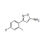 5-Amino-3-(4-fluoro-2-methylphenyl)isoxazole