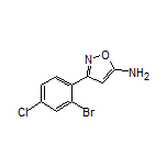 5-Amino-3-(2-bromo-4-chlorophenyl)isoxazole